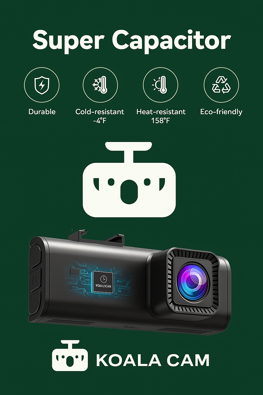 Koala Dash 4K Pro Front & Rear