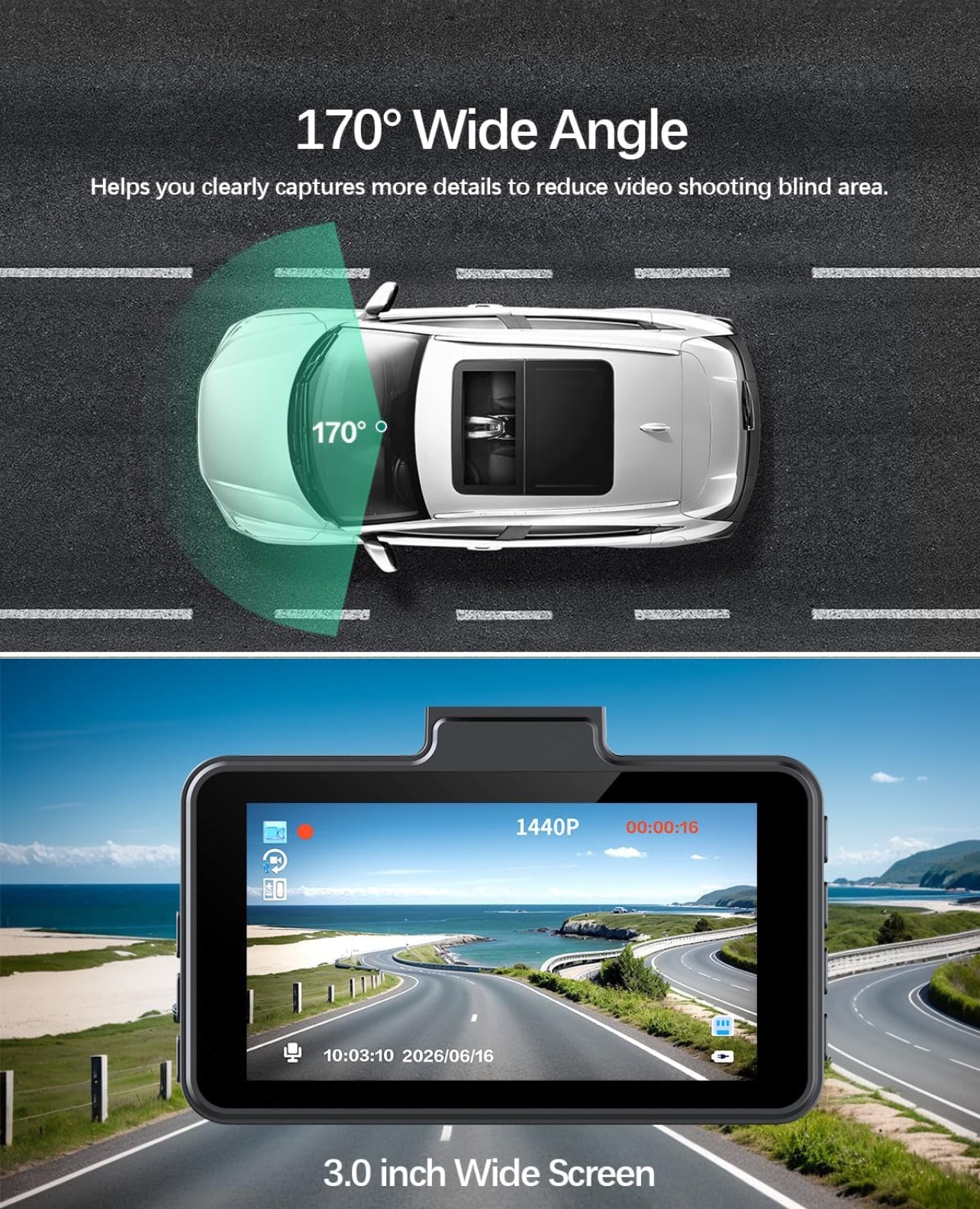 Koala Mini Dash cam 4k